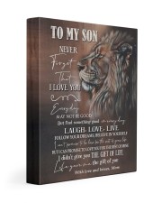 MOM TO SON GIFT LION FOLLOW YOUR DREAMS - LAUGH 11x14 Gallery Wrapped Canvas Prints front