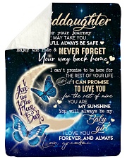 GRANDMA TO GRANDDAUGHTER GIFT BUTTERFLY ENJOY RIDE Sherpa Fleece Blanket tile