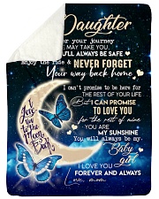 MOM TO DAUGHTER GIFT- BUTTERFLY- ENJOY THE RIDE Sherpa Fleece Blanket tile