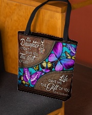 MOM TO DAUGHTER GIFT- BUTTERFLY- GIFT OF LIFE All-over Tote aos-all-over-tote-lifestyle-front-02