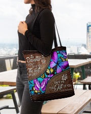 MOM TO DAUGHTER GIFT- BUTTERFLY- GIFT OF LIFE All-over Tote aos-all-over-tote-lifestyle-front-04