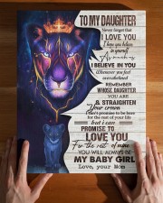 MOM TO DAUGHTER GIFT BELIEVE STRAIGHTEN CROWN LION 11x14 Gallery Wrapped Canvas Prints aos-canvas-pgw-11x14-lifestyle-front-32
