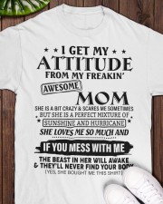 SON DAUGHTER GIFT -ATTITUDE -AWESOME MOM-SUNSHINE Classic T-Shirt apparel-classic-tshirt-lifestyle-front-160