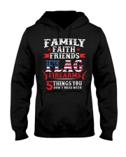 Family Faith Friends Flag Firearms Hooded Sweatshirt thumbnail