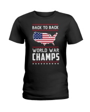 Back to Back World War Champs Ladies T-Shirt thumbnail