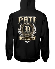 P-A-T-E X1 Hooded Sweatshirt back