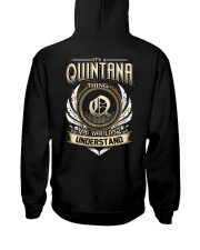 Q-U-I-N-T-A-N-A X1 Hooded Sweatshirt back