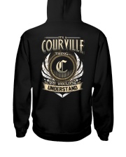C-O-U-R-V-I-L-L-E k1 Hooded Sweatshirt back
