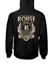 R-O-U-S-E X1 Hooded Sweatshirt back