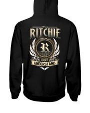 R-I-T-C-H-I-E X1 Hooded Sweatshirt back