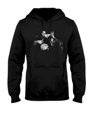 los meros berner AND b real shirt Hooded Sweatshirt front