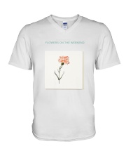 Flowers On The Weekend Asher Roth T shirt V-Neck T-Shirt thumbnail