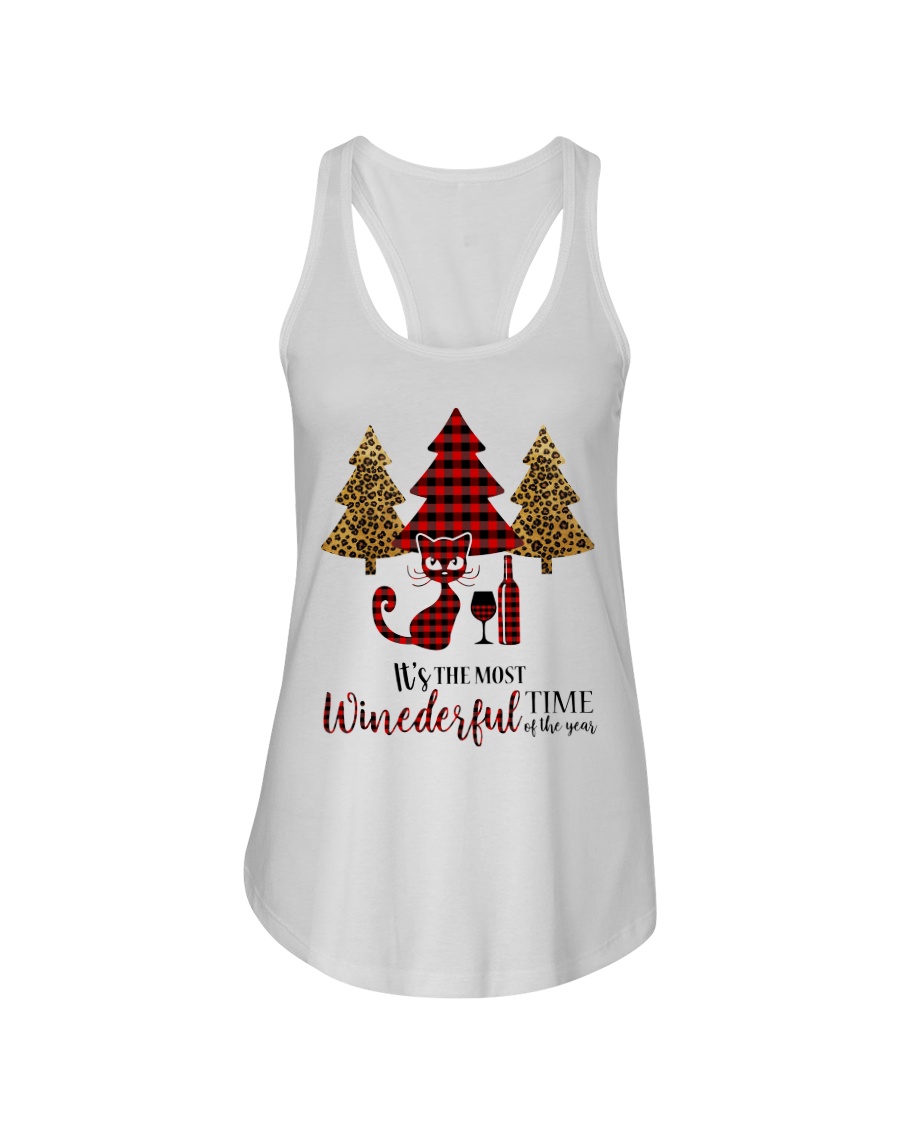 IT'S THE MOST WINEDERFUL TIME OF THE YEAR Ladies Flowy Tank