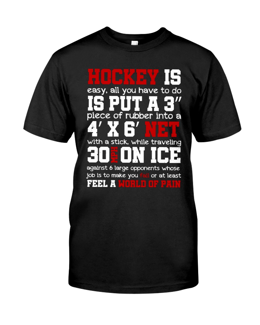 HOCKEY IS EASY Classic T-Shirt