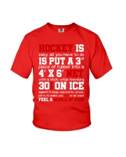HOCKEY IS EASY Youth T-Shirt front