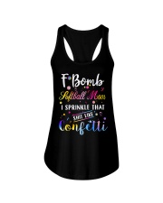 F BOMB SOFTBALL MOM Ladies Flowy Tank thumbnail
