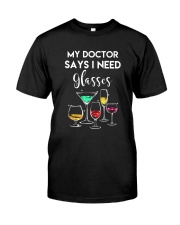 MY DOCTOR SAYS I NEED GLASSES - WINE Premium Fit Mens Tee thumbnail