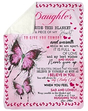 To My Daughter Inside This Blanket There Is A Piec Sherpa Fleece Blanket tile