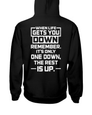 IT'S ONLY ONE DOWN THE REST IS UP Hooded Sweatshirt thumbnail
