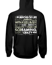 COMPLETELY USED UP SCREAMING WHAT A CRAZY RIDE Hooded Sweatshirt thumbnail