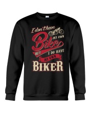I DO HAVE MY OWN BIKER Crewneck Sweatshirt thumbnail
