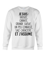 JE SUIS TATOUEE CHIANTE GRANDE GUEULE Crewneck Sweatshirt thumbnail