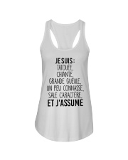 JE SUIS TATOUEE CHIANTE GRANDE GUEULE Ladies Flowy Tank thumbnail