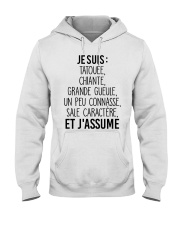 JE SUIS TATOUEE CHIANTE GRANDE GUEULE Hooded Sweatshirt thumbnail