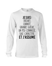 JE SUIS TATOUEE CHIANTE GRANDE GUEULE Long Sleeve Tee thumbnail