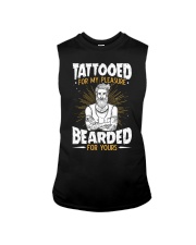 TATTOOED FOR MY PLEASURE BEARDED FOR YOURS Sleeveless Tee thumbnail