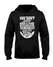 YOU JUST NEED BALLS AND BEARD Hooded Sweatshirt thumbnail