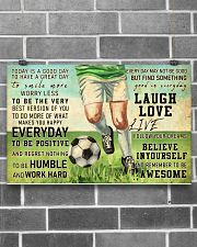 Soccer Today Is A Good Day 17x11 Poster poster-landscape-17x11-lifestyle-18