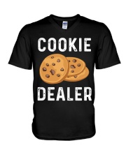 Baking Cookie Dealer V-Neck T-Shirt tile