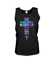 Fitness With Jesus Unisex Tank tile