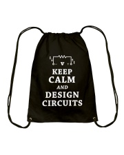 Electrician Keep Calm And Design Circuits Drawstring Bag tile