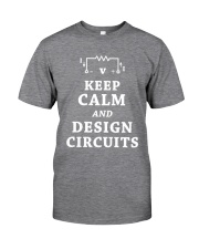 Electrician Keep Calm And Design Circuits Classic T-Shirt tile