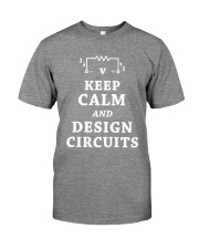 Electrician Keep Calm And Design Circuits Premium Fit Mens Tee tile