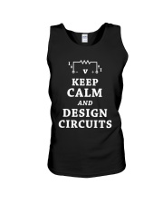 Electrician Keep Calm And Design Circuits Unisex Tank tile