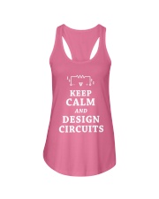 Electrician Keep Calm And Design Circuits Ladies Flowy Tank tile