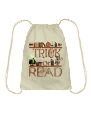 Librarian Trick or Read Drawstring Bag tile