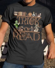 Librarian Trick or Read Classic T-Shirt apparel-classic-tshirt-lifestyle-28