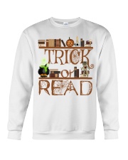 Librarian Trick or Read Crewneck Sweatshirt tile