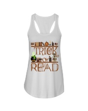Librarian Trick or Read Ladies Flowy Tank tile