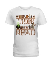 Librarian Trick or Read Ladies T-Shirt tile