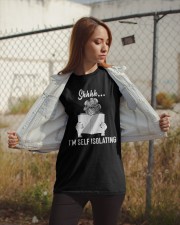 Librarian Shhh... I'm self isolating Classic T-Shirt apparel-classic-tshirt-lifestyle-07