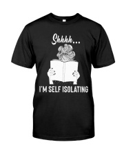 Librarian Shhh... I'm self isolating Premium Fit Mens Tee tile
