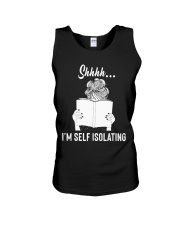 Librarian Shhh... I'm self isolating Unisex Tank tile