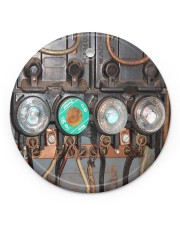 Electrician Gift for Chritmas Circle ornament - single (porcelain) front