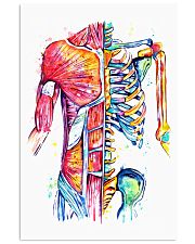 Massage Therapist Muscular Anatomy Art 11x17 Poster front