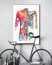 Massage Therapist Muscular Anatomy Art 11x17 Poster lifestyle-poster-7
